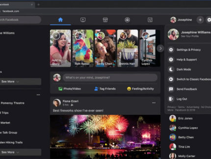 Nieuwe Interface Facebook